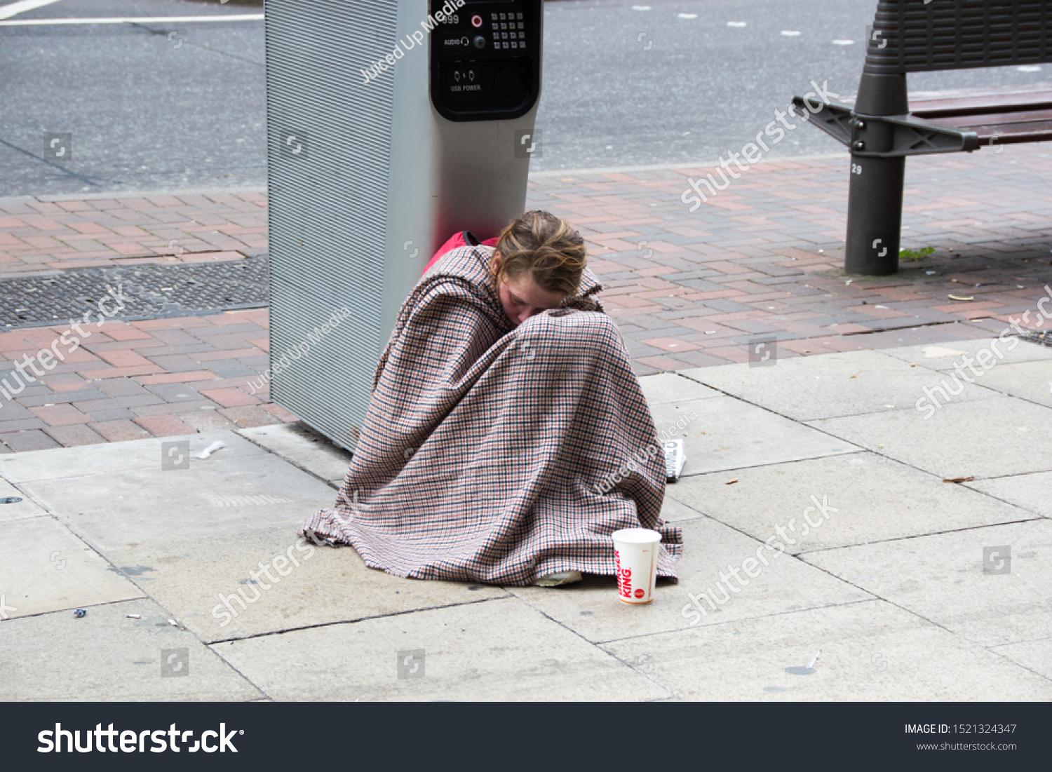 1,867 Homeless woman in winter Images, Stock Photos & Vectors ...