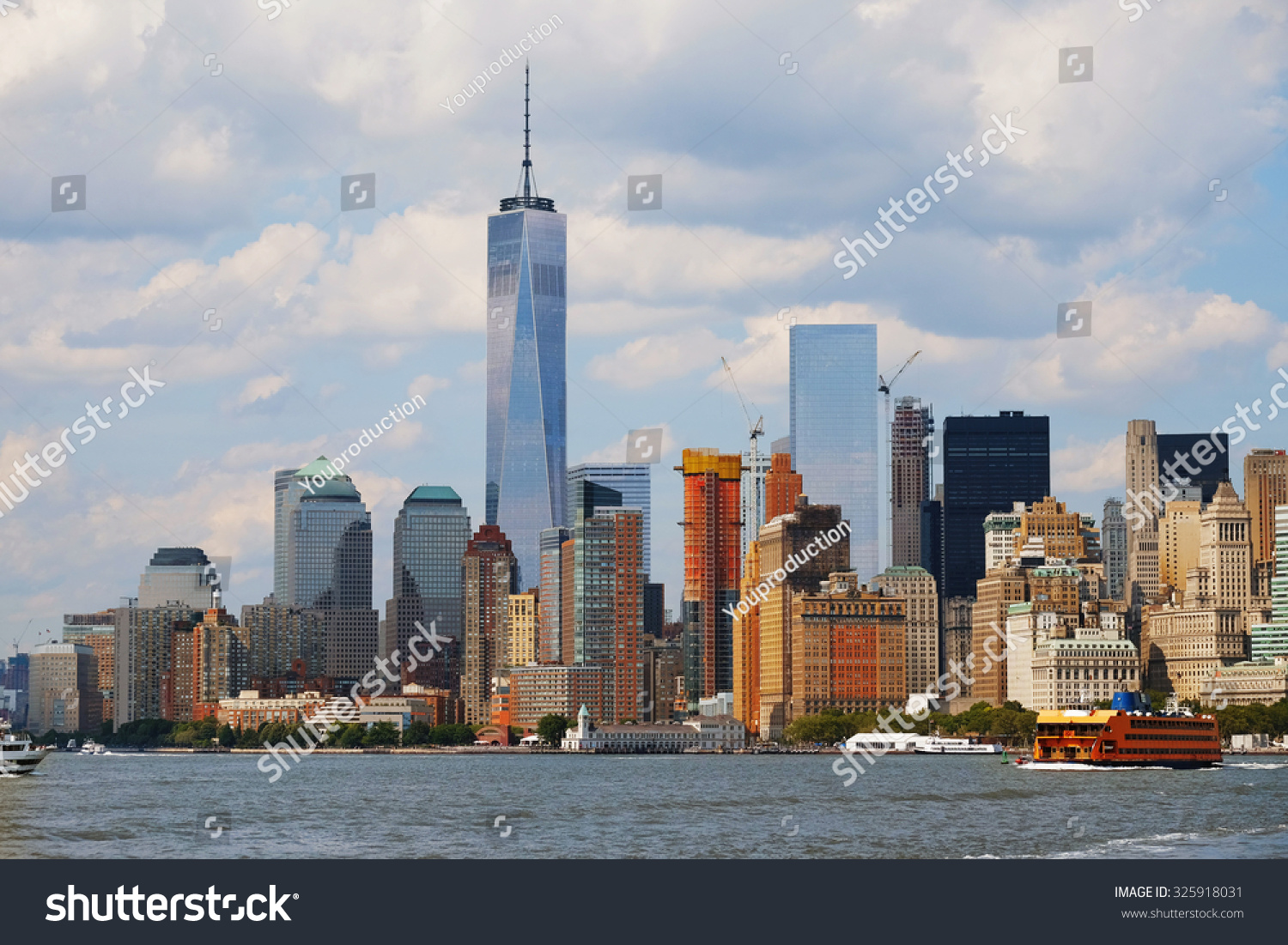 Get New York Skyline Freedom Tower Gif