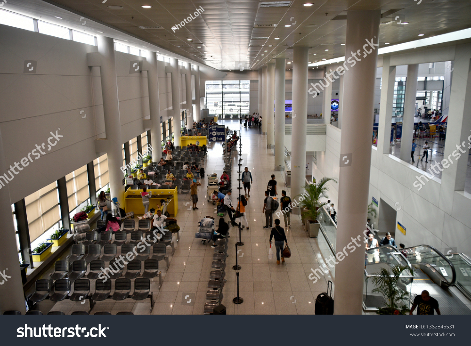 Manila Ninoy Aquino International Airport Terminal Foto De Stock Shutterstock