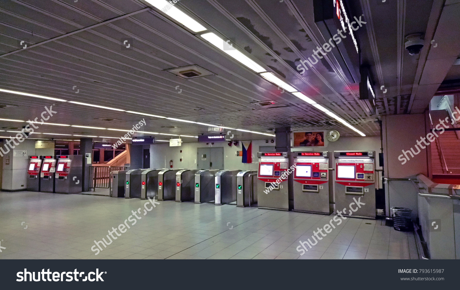 Manila Light Rail Transit System Line Images Stock Photos