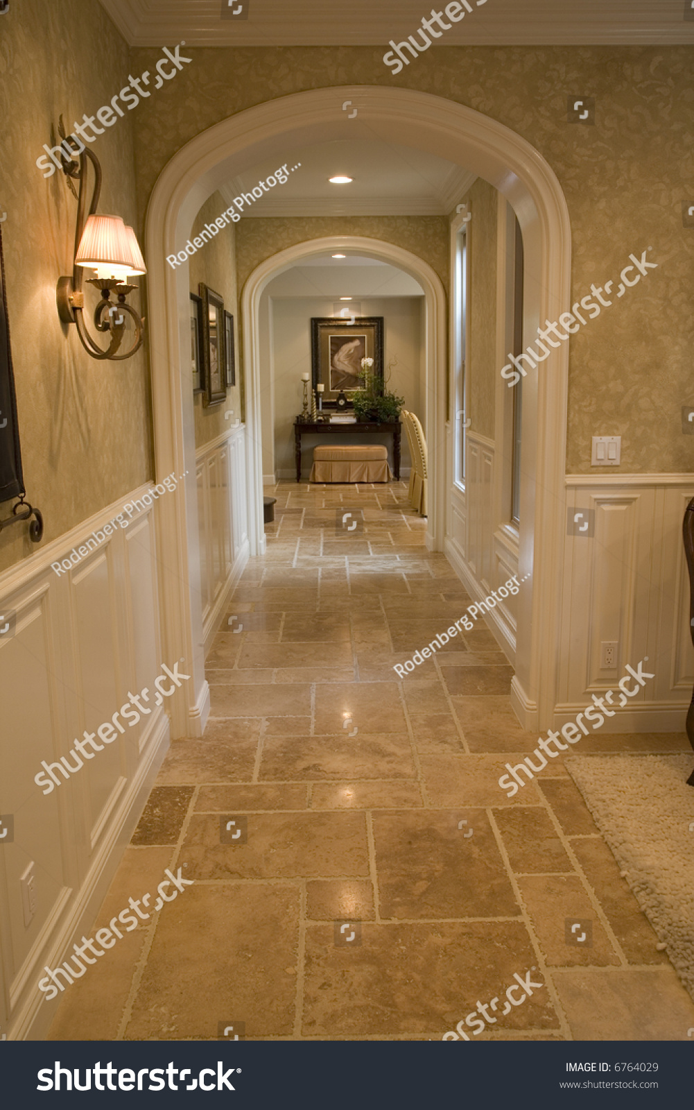 Mansion Hallway And Luxury Decor. Stock Photo 6764029 : Shutterstock