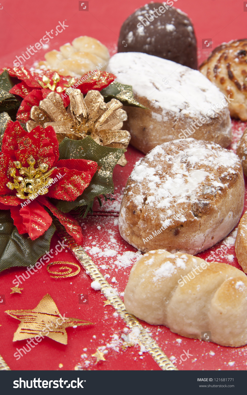 Mantecados Polvorones Typical Spanish Christmas Sweets Stock Photo Edit Now 121681771