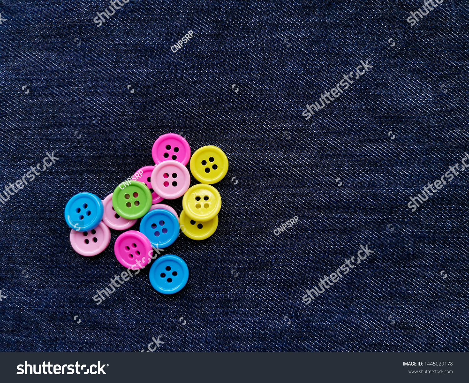 jeans with many buttons
