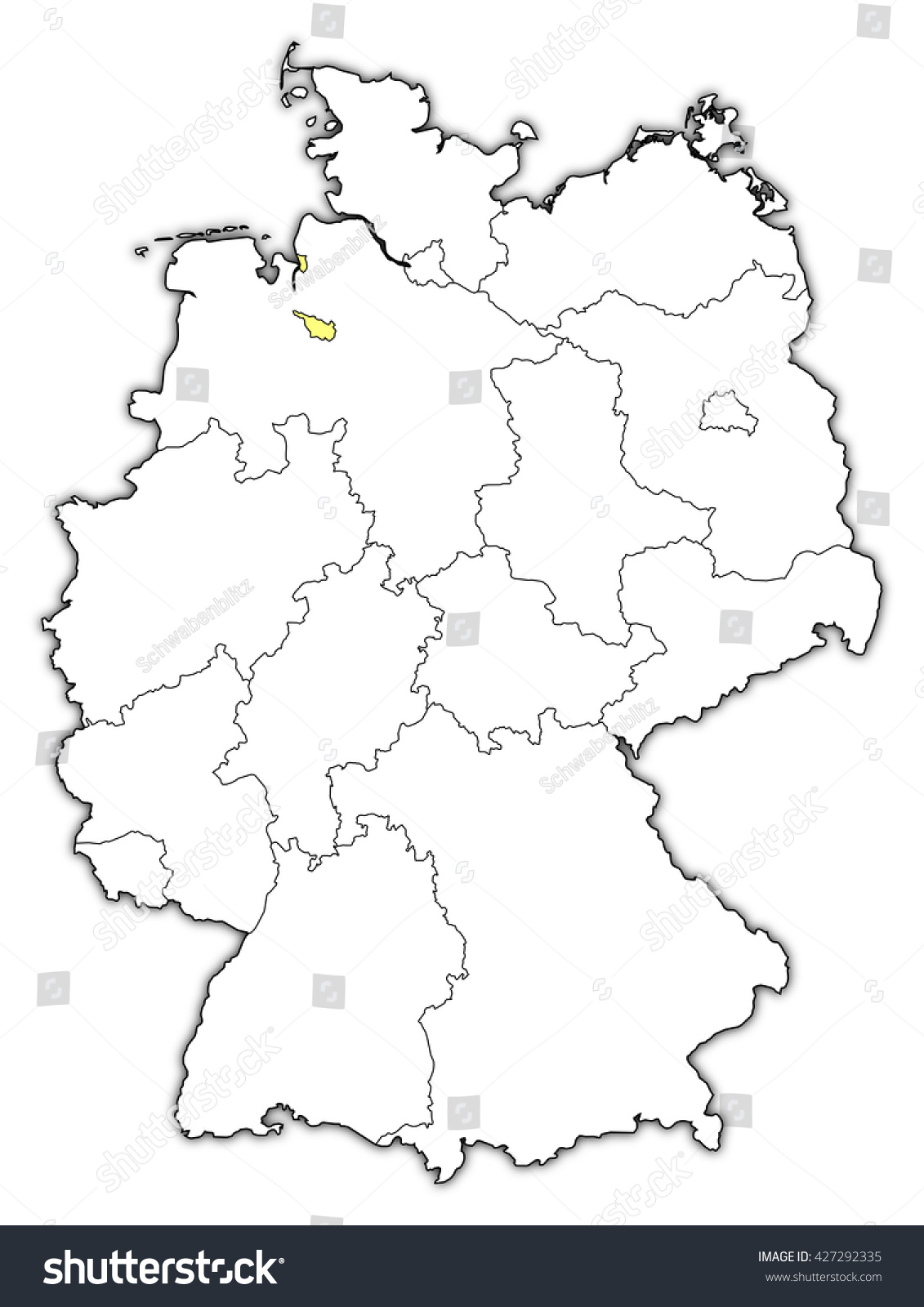 map germany bremen