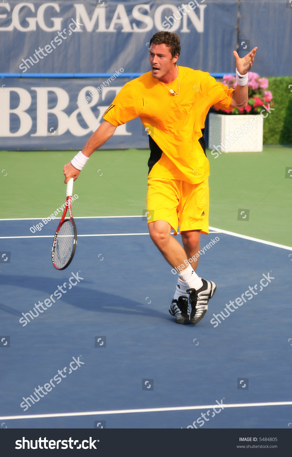 Marat Safin, A Star Of Russian Tennis, Hitting A Backhand At The Us ...