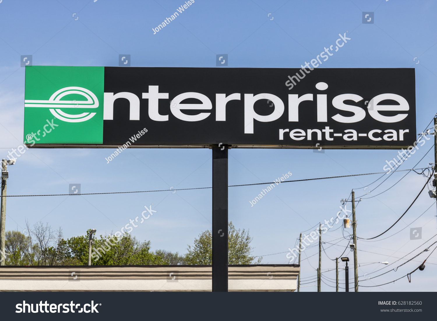 523 Enterprise Rent Car Images Stock Photos Vectors Shutterstock   Stock Photo Marion Circa April Enterprise Rent A Car Local Rental Location Enterprise Rent A Car Is 628182560 