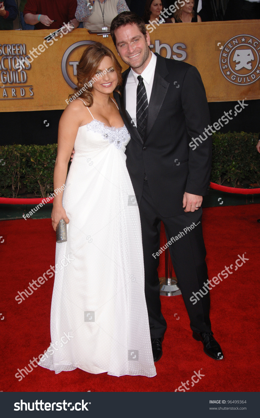 Mariska Hargitay Husband 12th Annual Screen Stock Photo ...