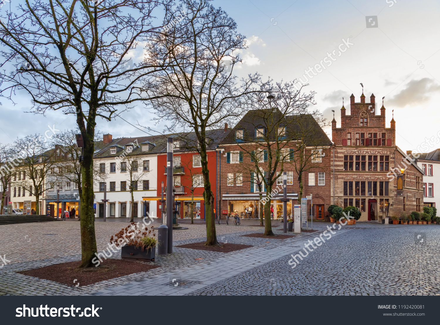 Market Square Hiatorical Houses Xanten City Stock Photo Edit Now