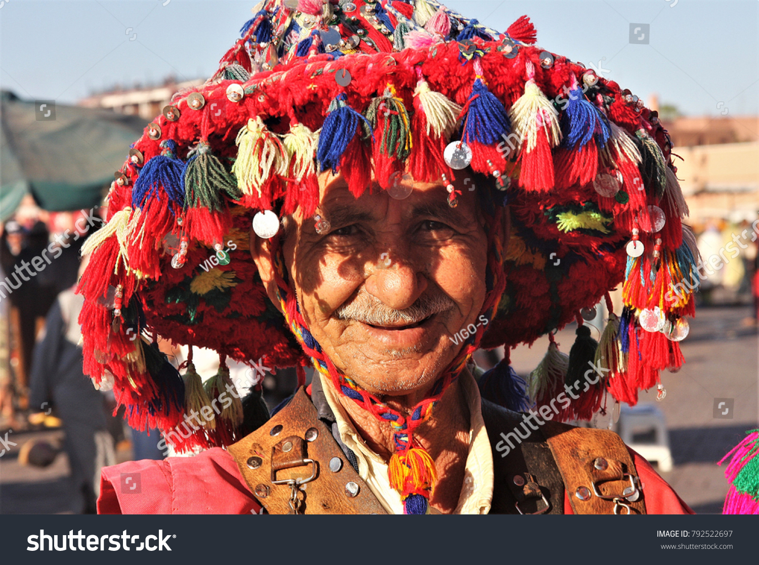 Marrakech Marocco February 10 Smiling Colorfully Stock Photo Edit Now