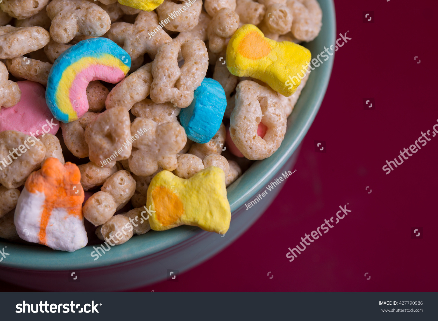 Marshmallow Cereal Bowl Stock Photo 427790986 - Shutterstock