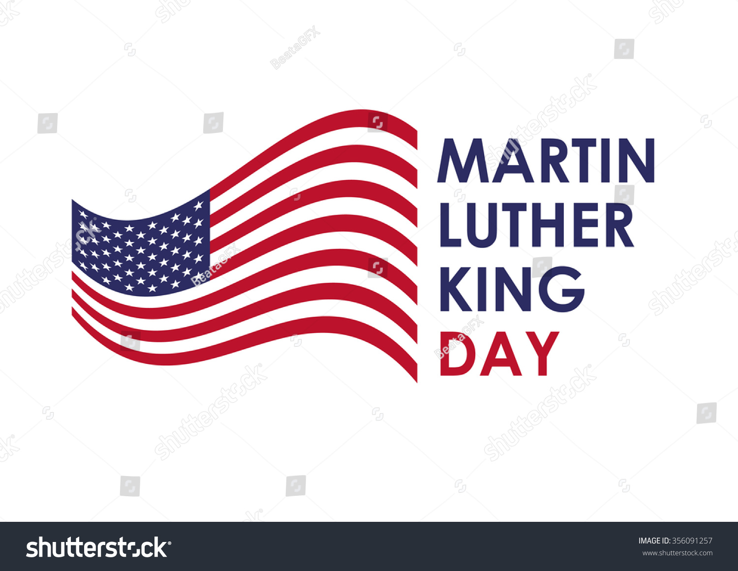 Martin Luther King Jr Day Biggest Stock Illustration 356091257 - Shutterstock