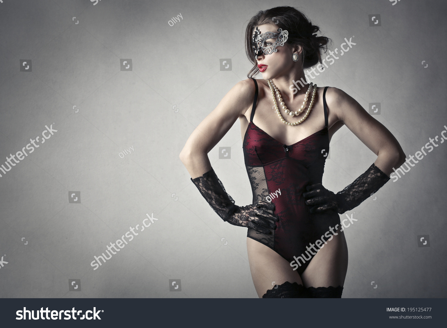 Masked Woman Stock Photo 195125477 Shutterstock