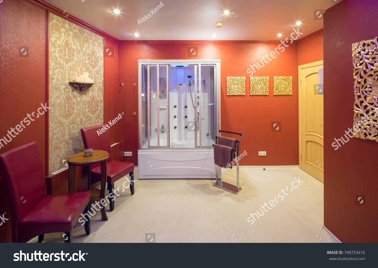 Massage Cabinet Spa Saloon East Style Stock Photo Edit Now 748733416