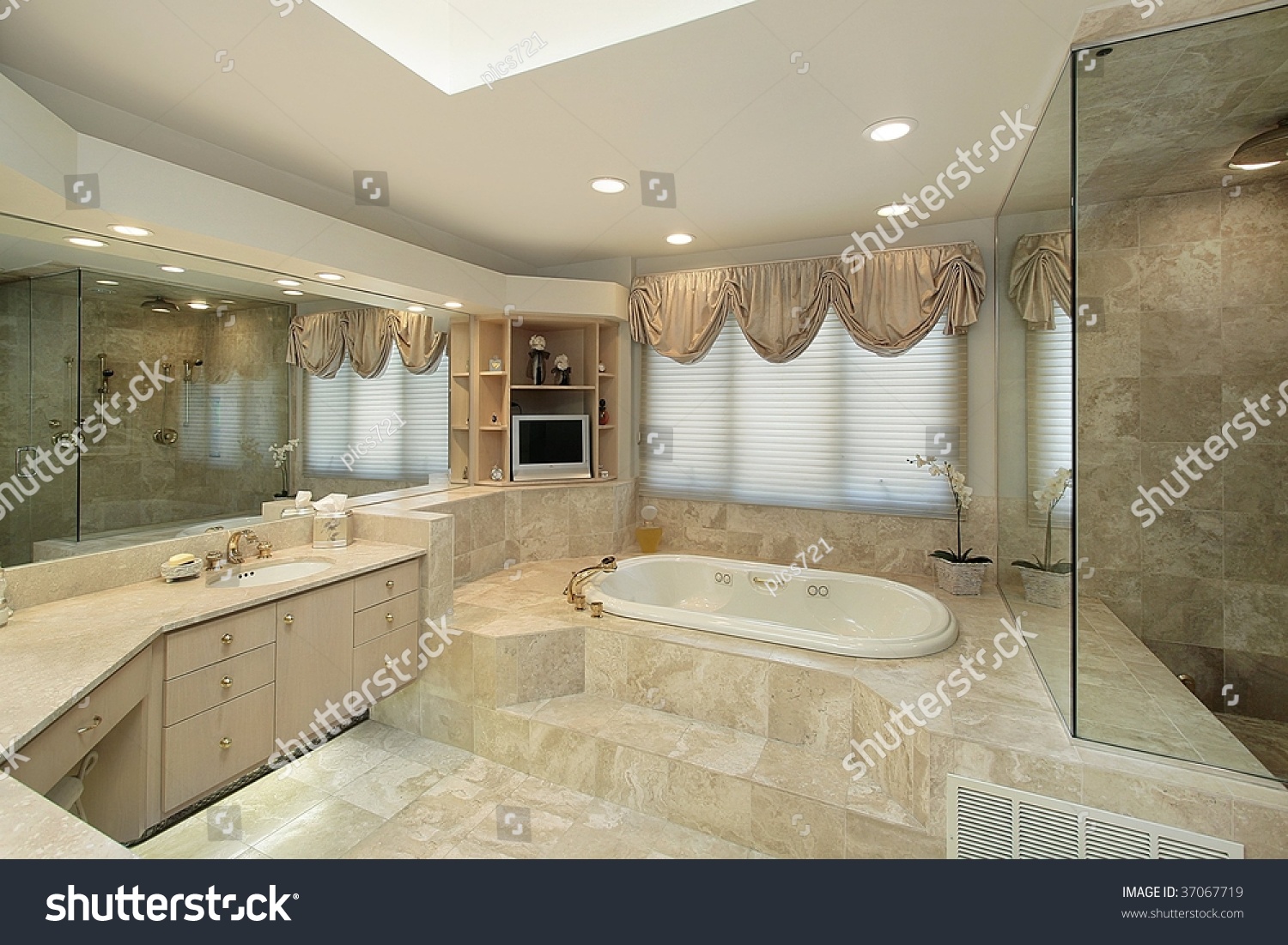 Master Bath Step Tub Stock Photo Edit Now 37067719