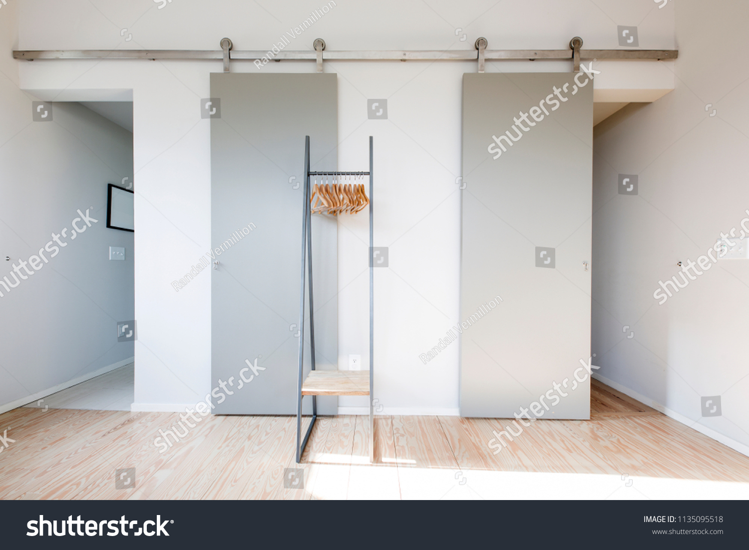 Master Bedroom Showing Linear Lines Barn Stock Photo Edit