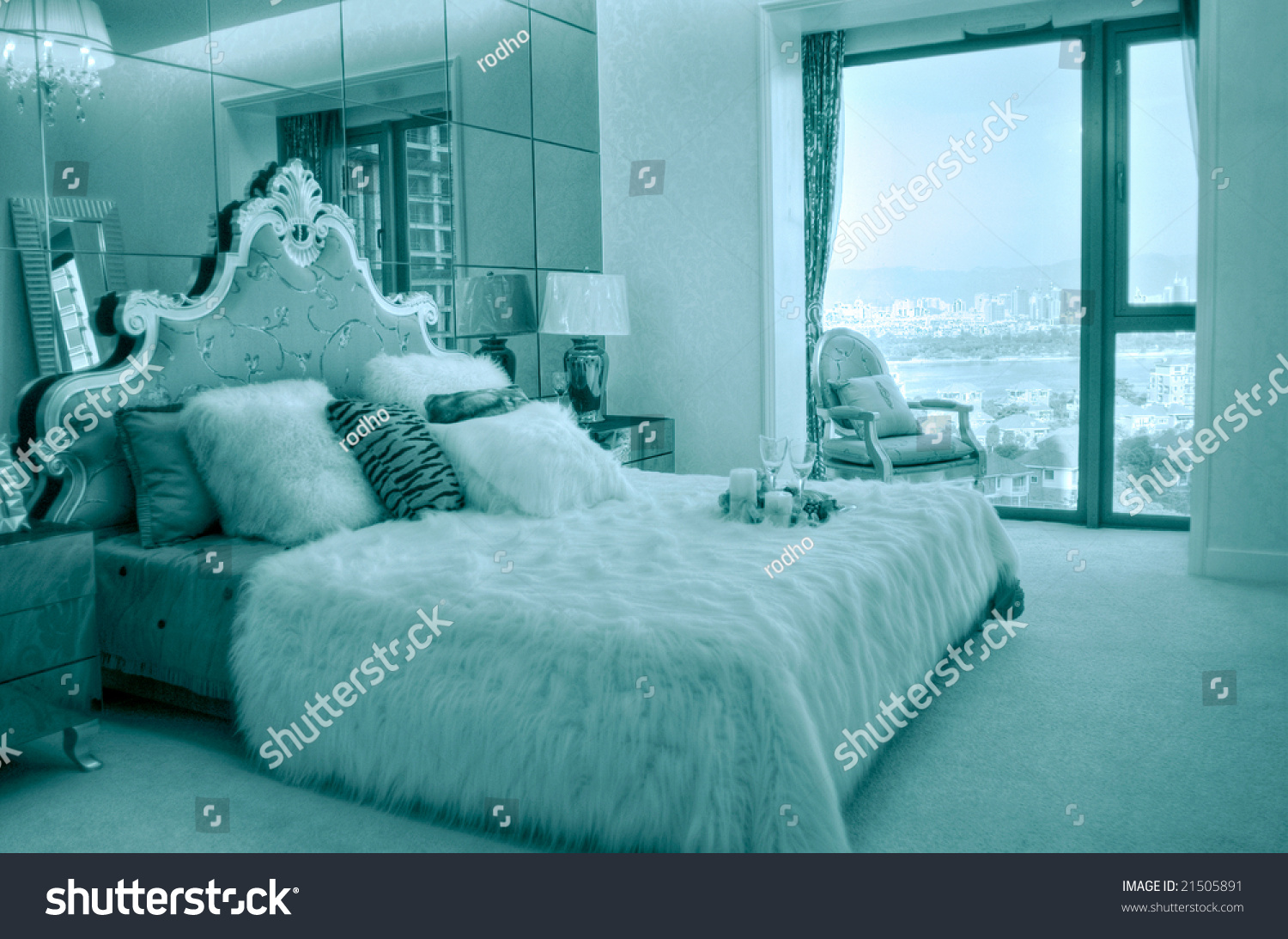 Master Bedroom Beautiful Bed Linens Big Stock Photo Edit