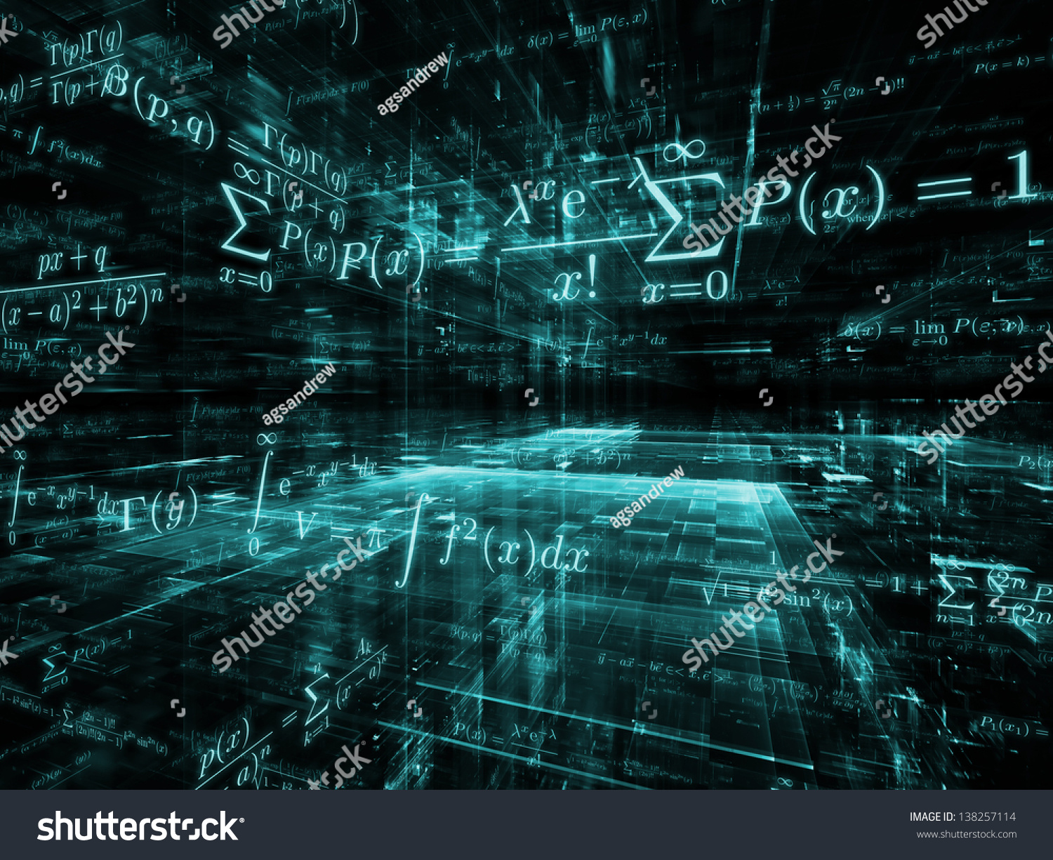 Mathematical Formula Series. Background Composition Of Mathematical ...