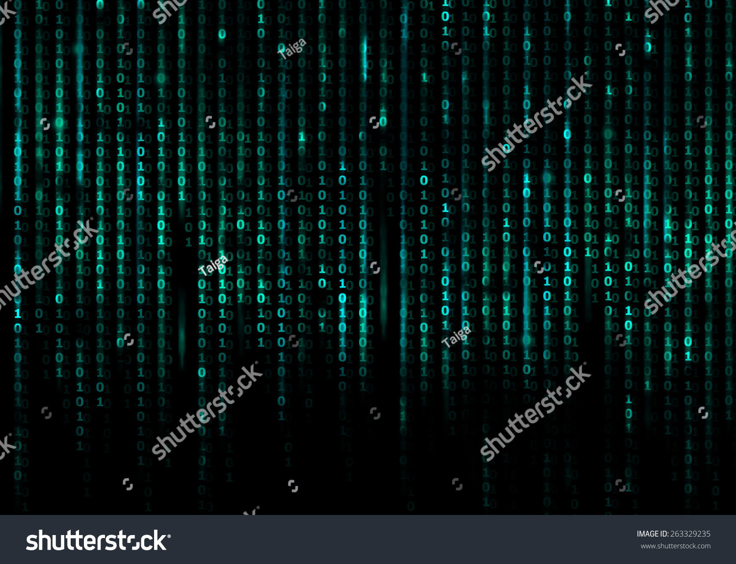 Matrix Code Conceptual Background Stock Photo 263329235 : Shutterstock