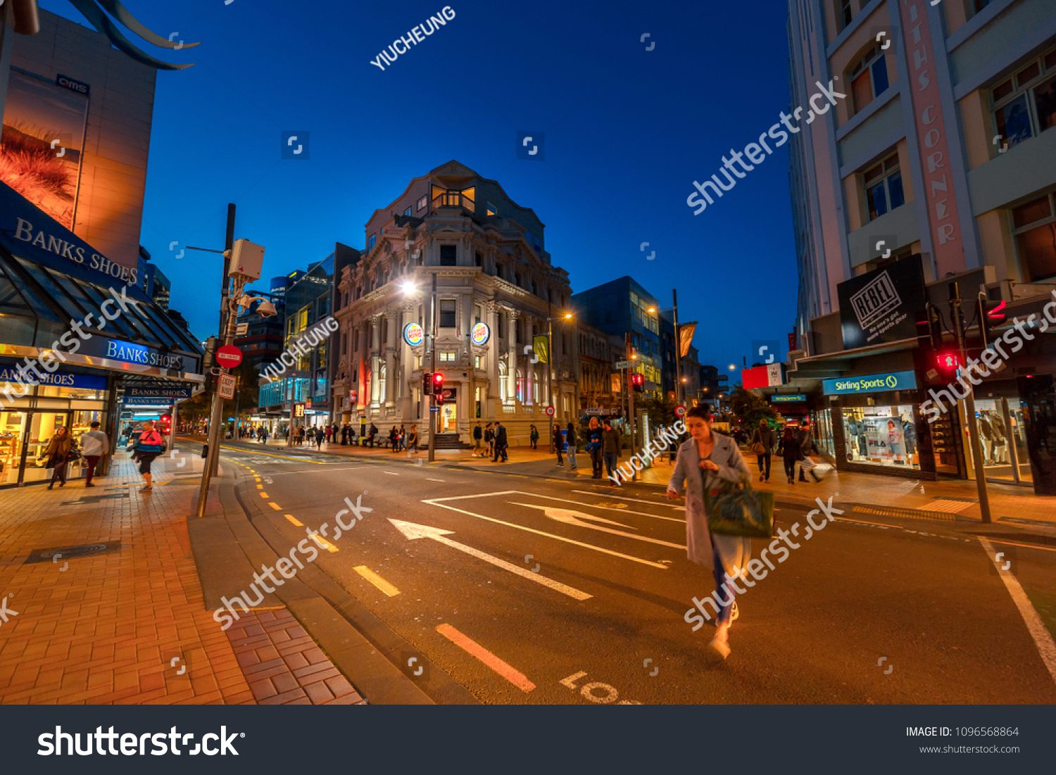 New Zealand Street View May 24 2018 New Zealand Street Stock Photo 1096568864 | Shutterstock