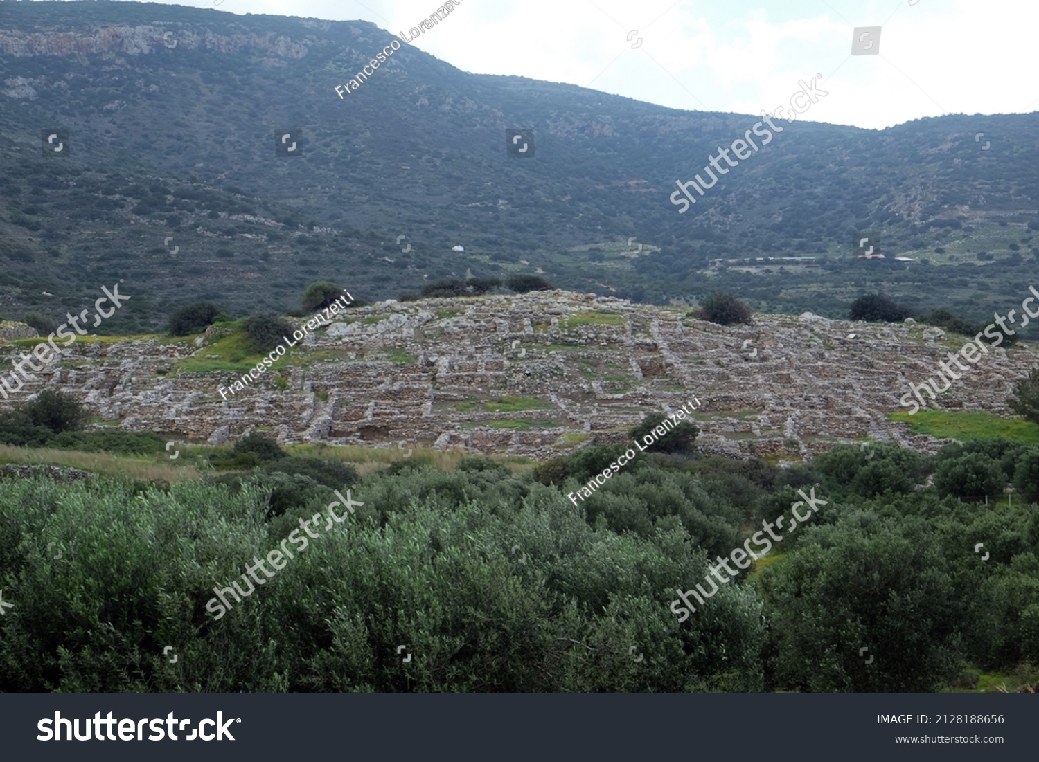 May 2019ruins Ancient Minoan Settlement Gournia Stock Photo (Edit Now ...