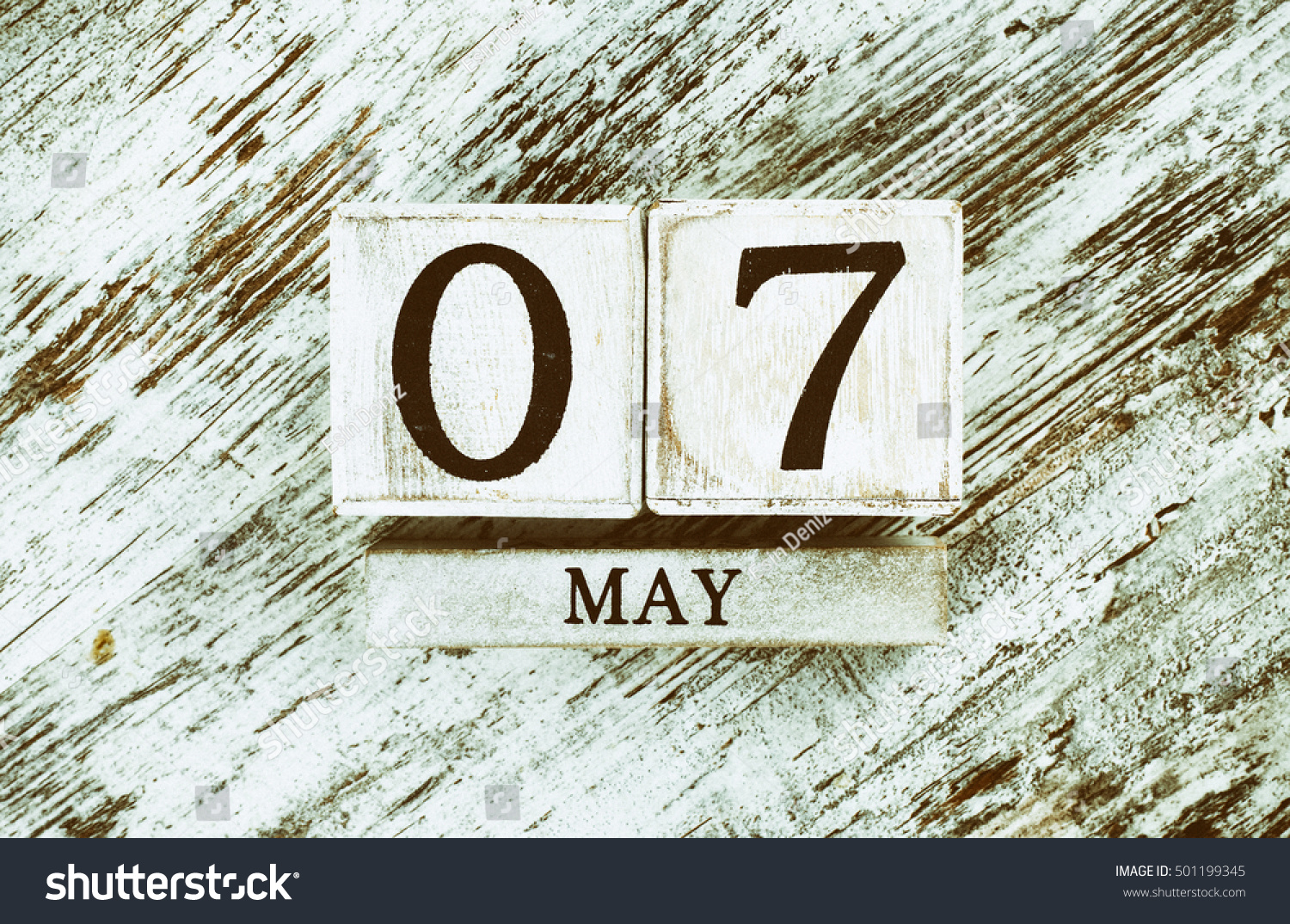 May 7th Calendar Stock Photo 501199345 Shutterstock
