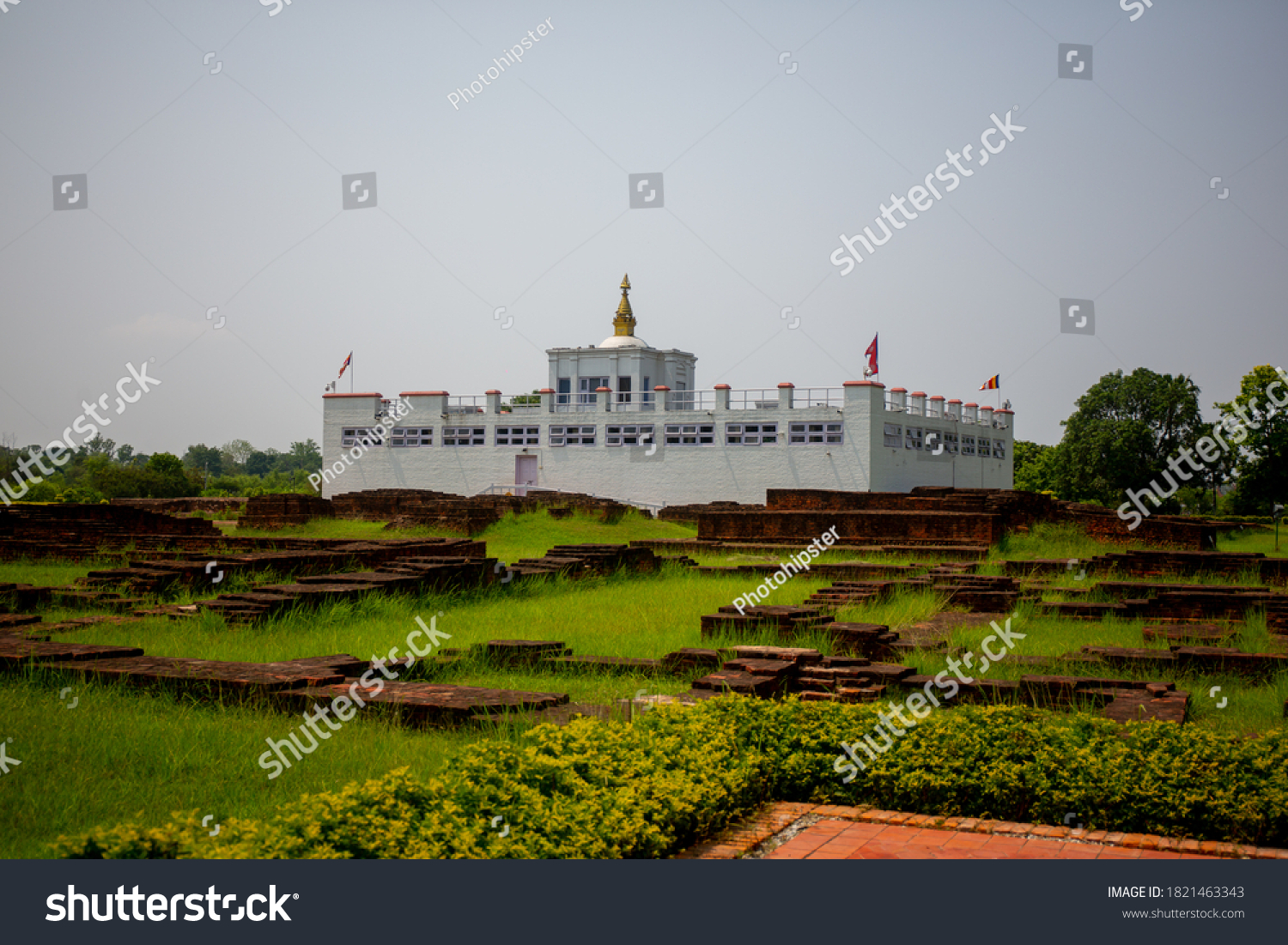 Maya Devi Temple Lumbini Nepal Birthplace Stock Photo (Edit Now) 1821463343