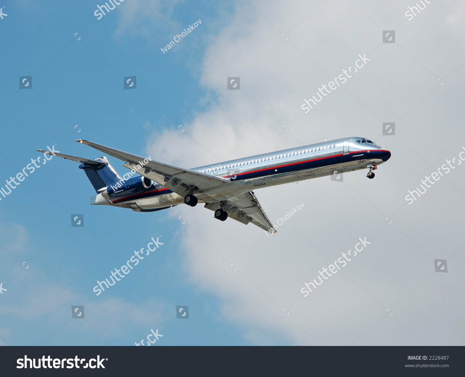 Mcdonnell Douglas Md80 Passenger Jet Plane Stock Photo 2228487 ...