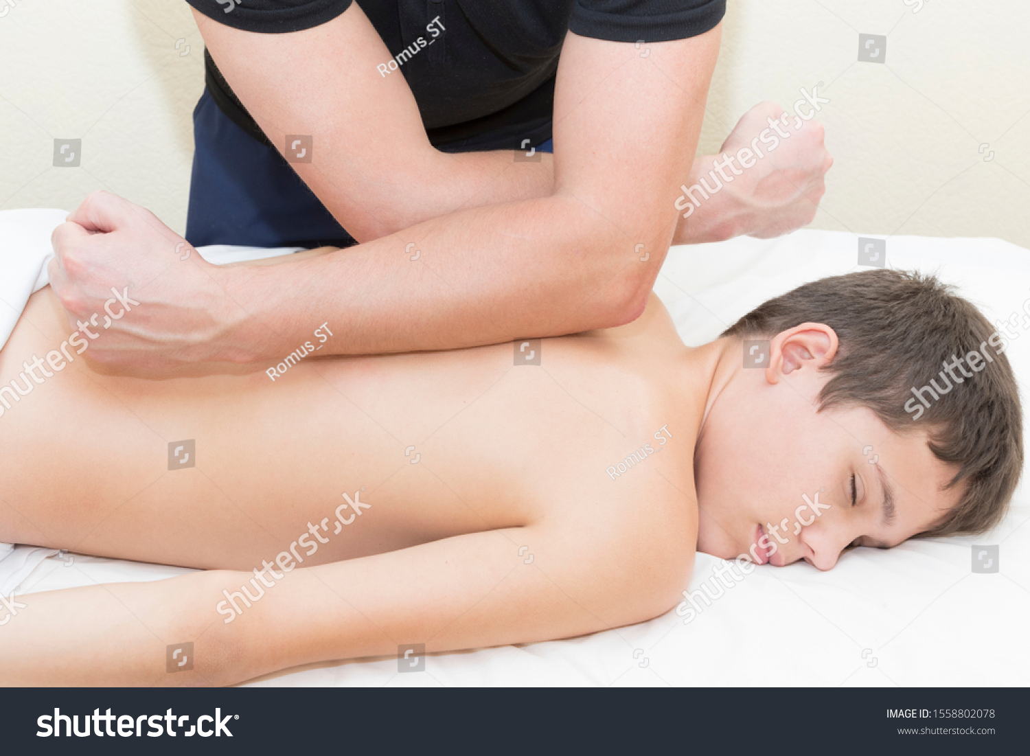 Boy Feet Massage