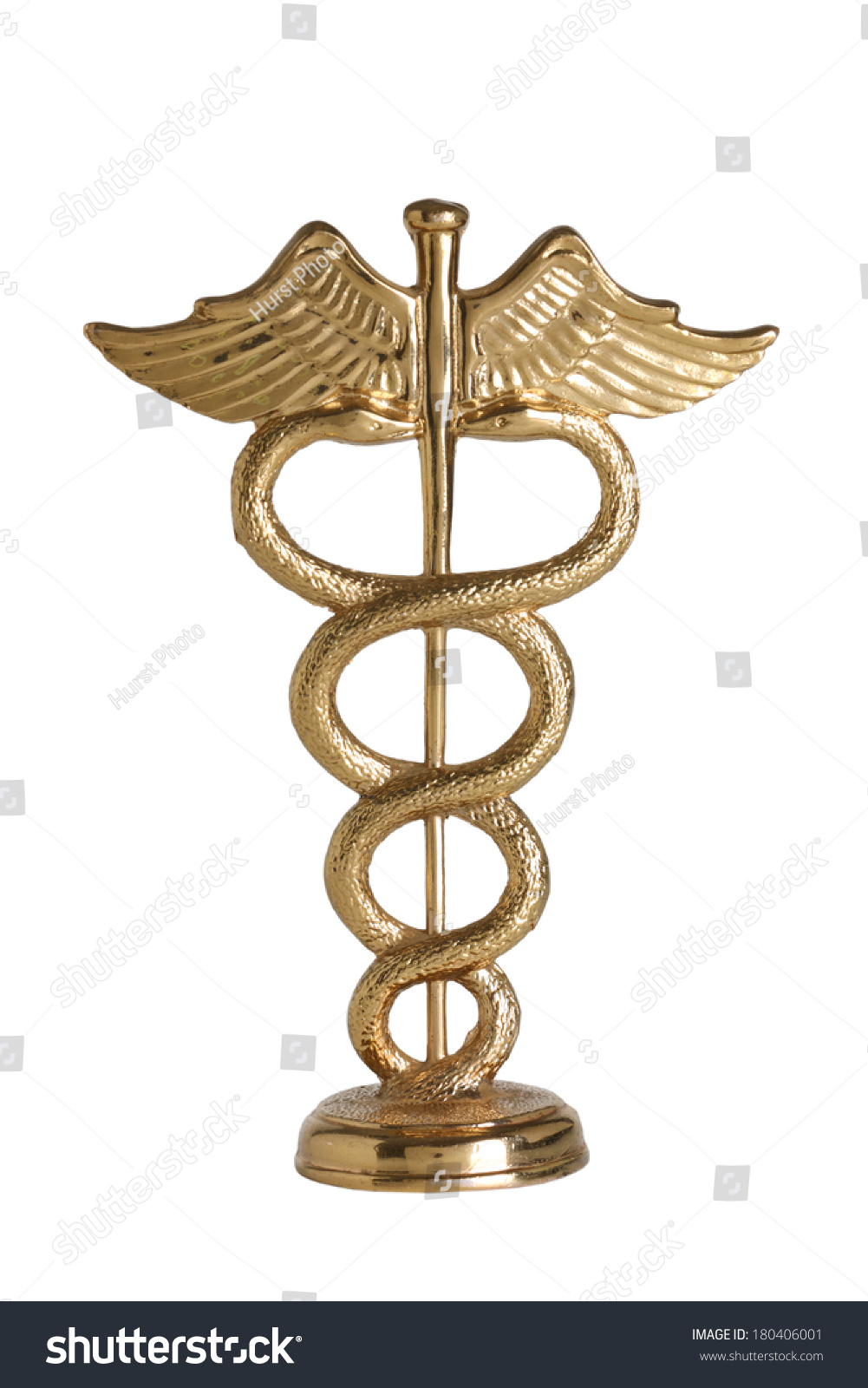 Medical Symbol Caduceus Cut Out On Stock Photo 180406001 | Shutterstock