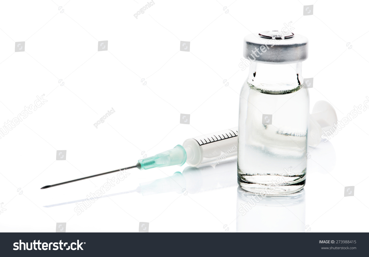 Medical Vials For Injection With A Syringe Stock Photo 273988415 ...