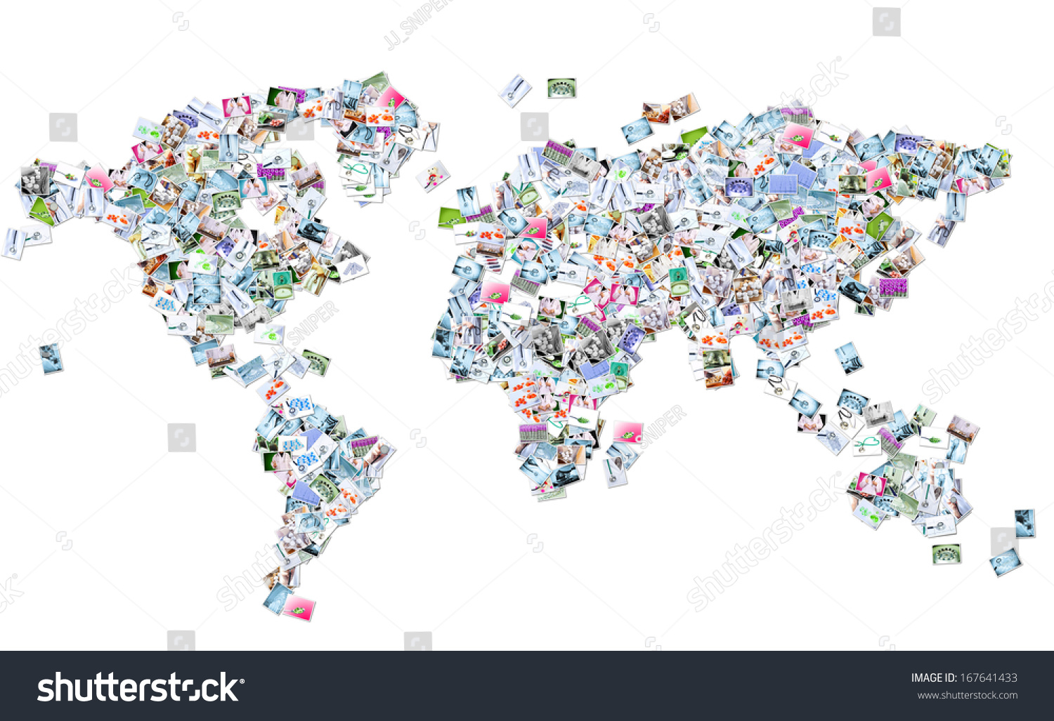 Stock Photo Medical World Map Concept 167641433 