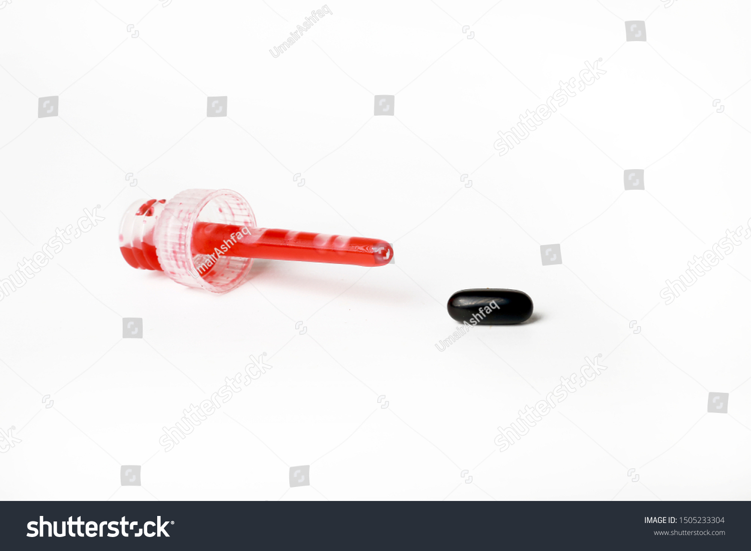 Medicine Syrup Dropper Isolated On White Stock Photo Edit Now