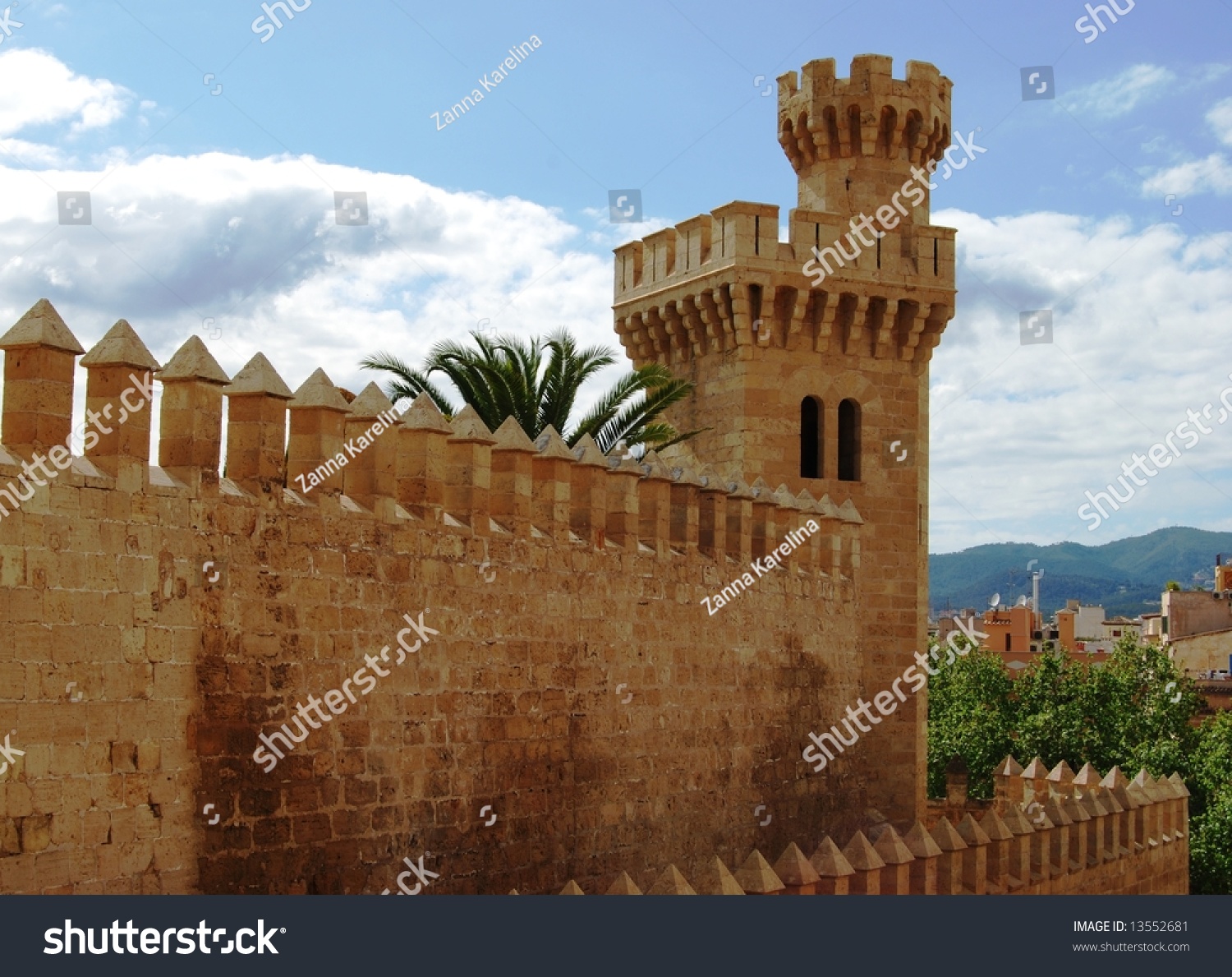 Medieval Castle Of Palma De Mallorca Stock Photo 13552681 : Shutterstock