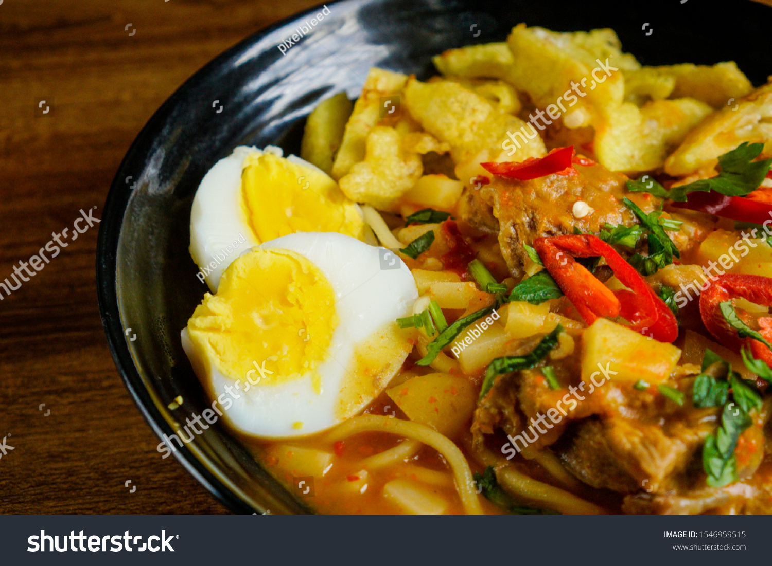 Mee Rebus Malay Noodle Dish Sweet Stock Photo Edit Now 1546959515