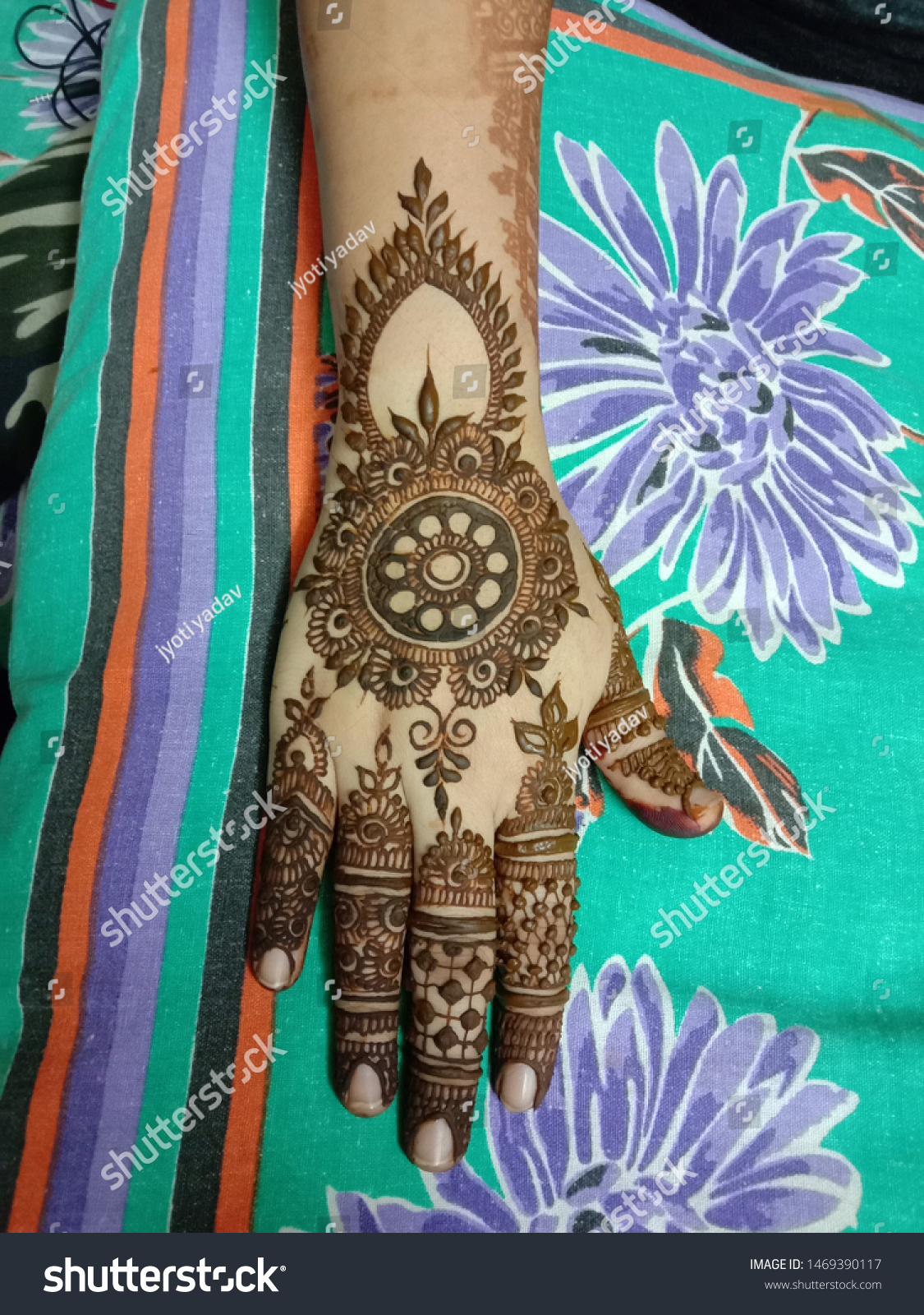 Mehndi Design All Time Fashion Indian Stock Photo Edit Now