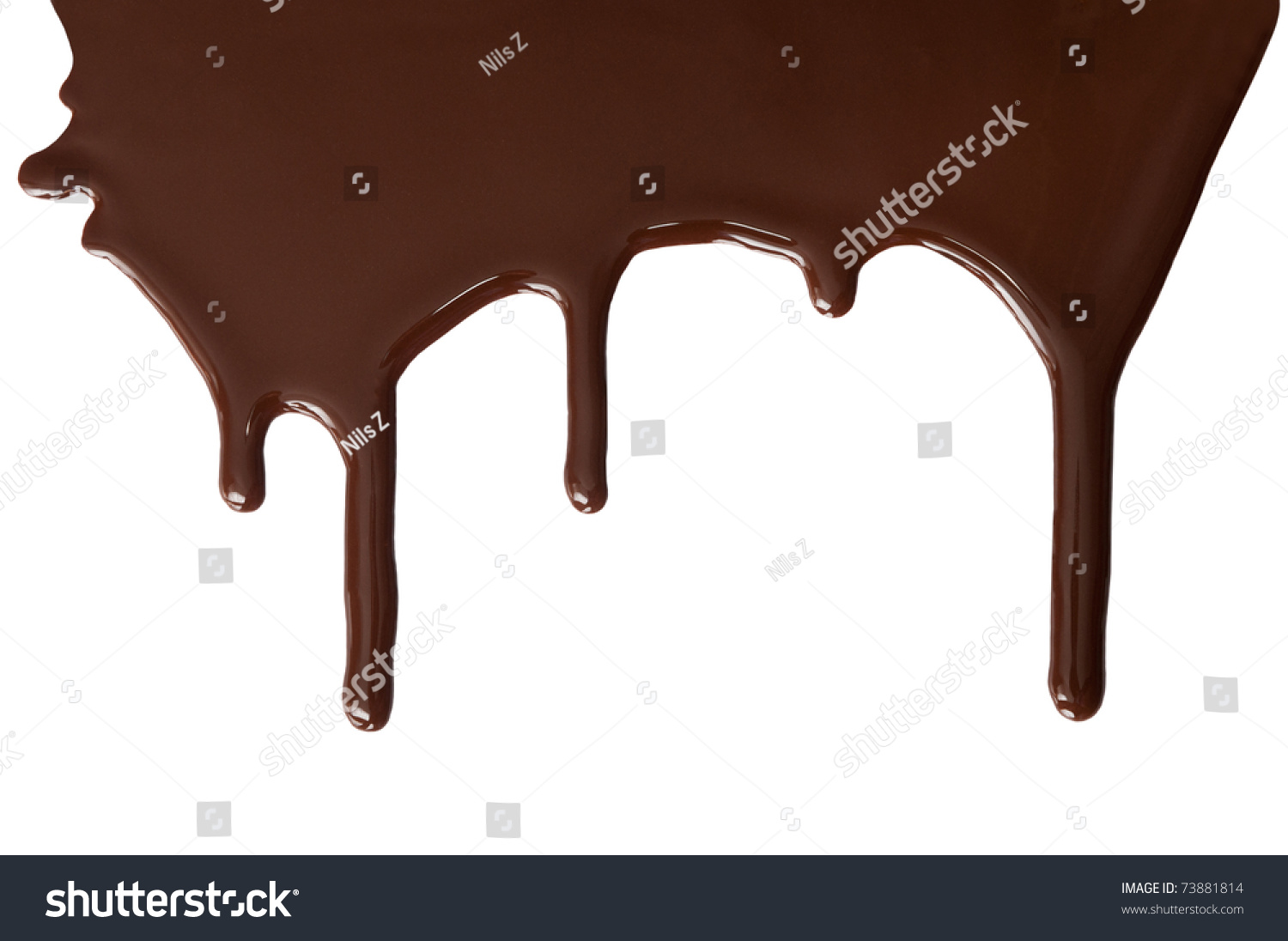 Melted Chocolate Dripping Stock Photo 73881814 - Shutterstock