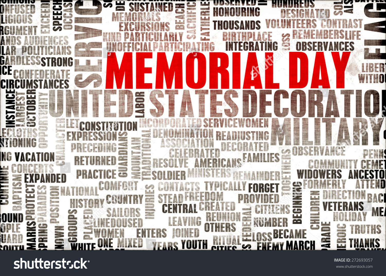 Memorial Day And Remembering Our Fallen Soldiers Stock Photo 272693057 ...