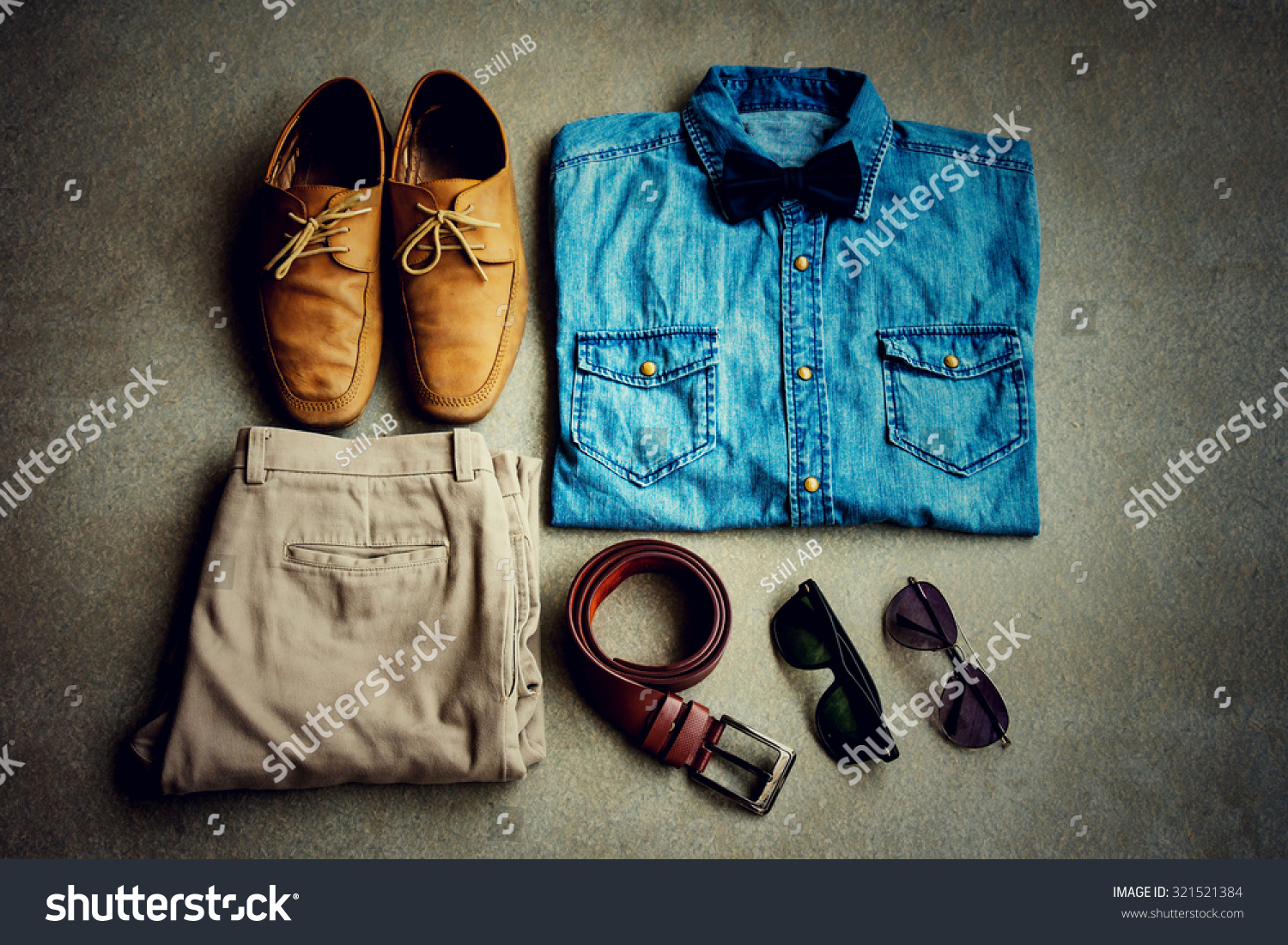 jean shirt with bow tie