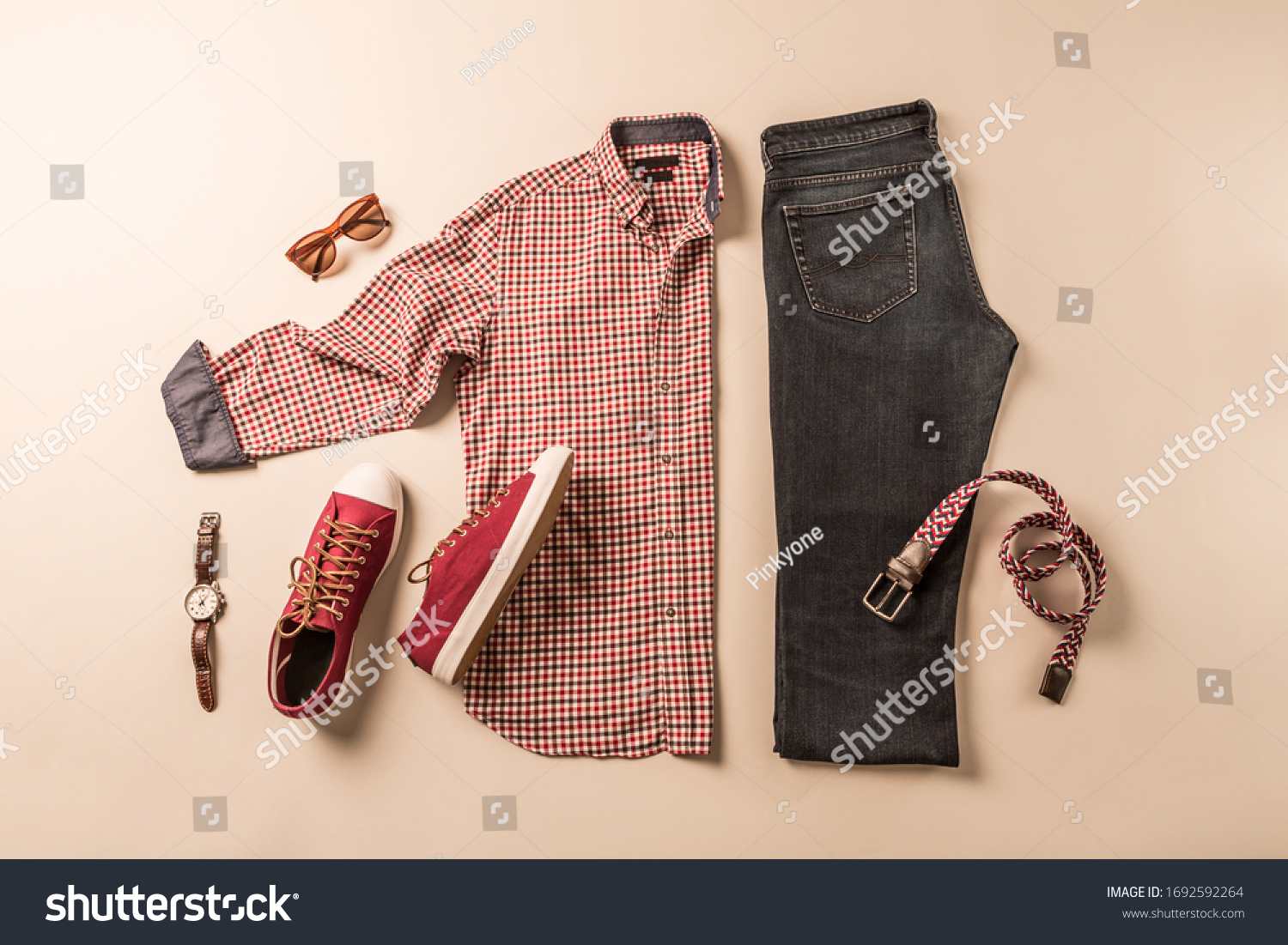 Mens Classic Casual Fashion Outfit Clothing Stock Photo 1637357062 |  Shutterstock