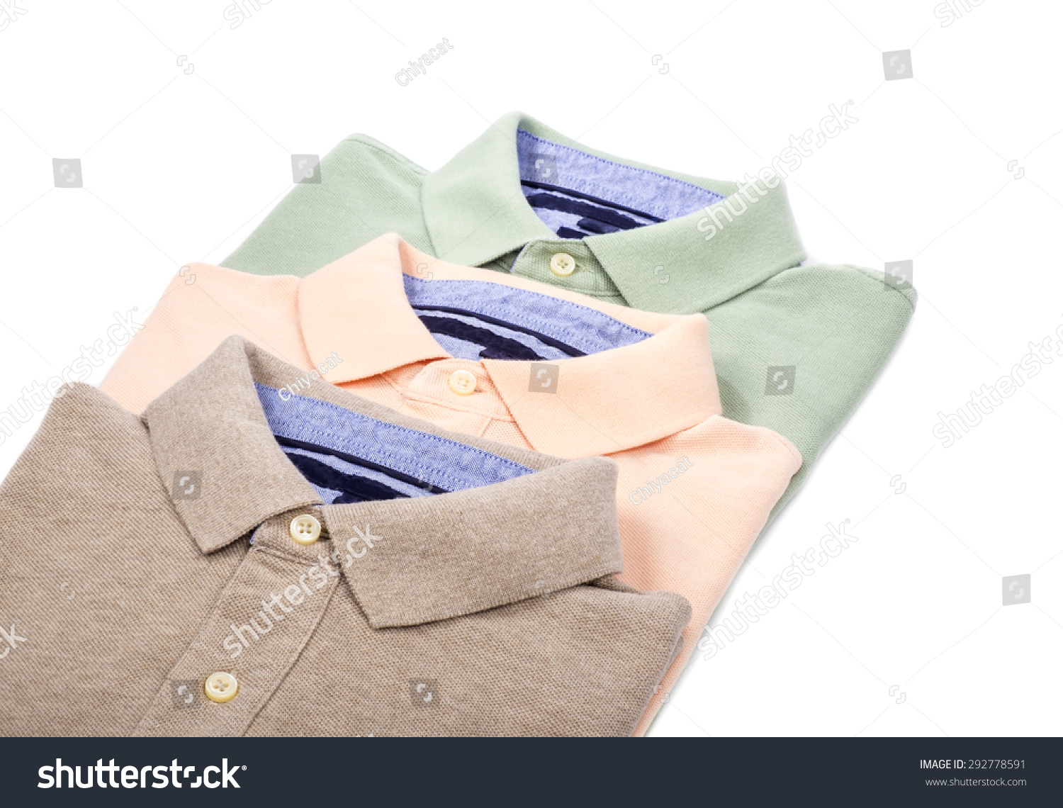 pastel colored polo shirts