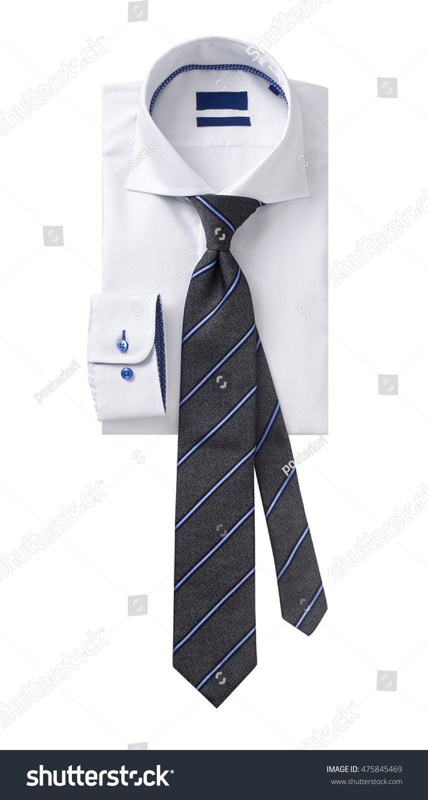 Men Shirt Clothing Tie Isolated On Stock Photo (Edit Now) 475845469
