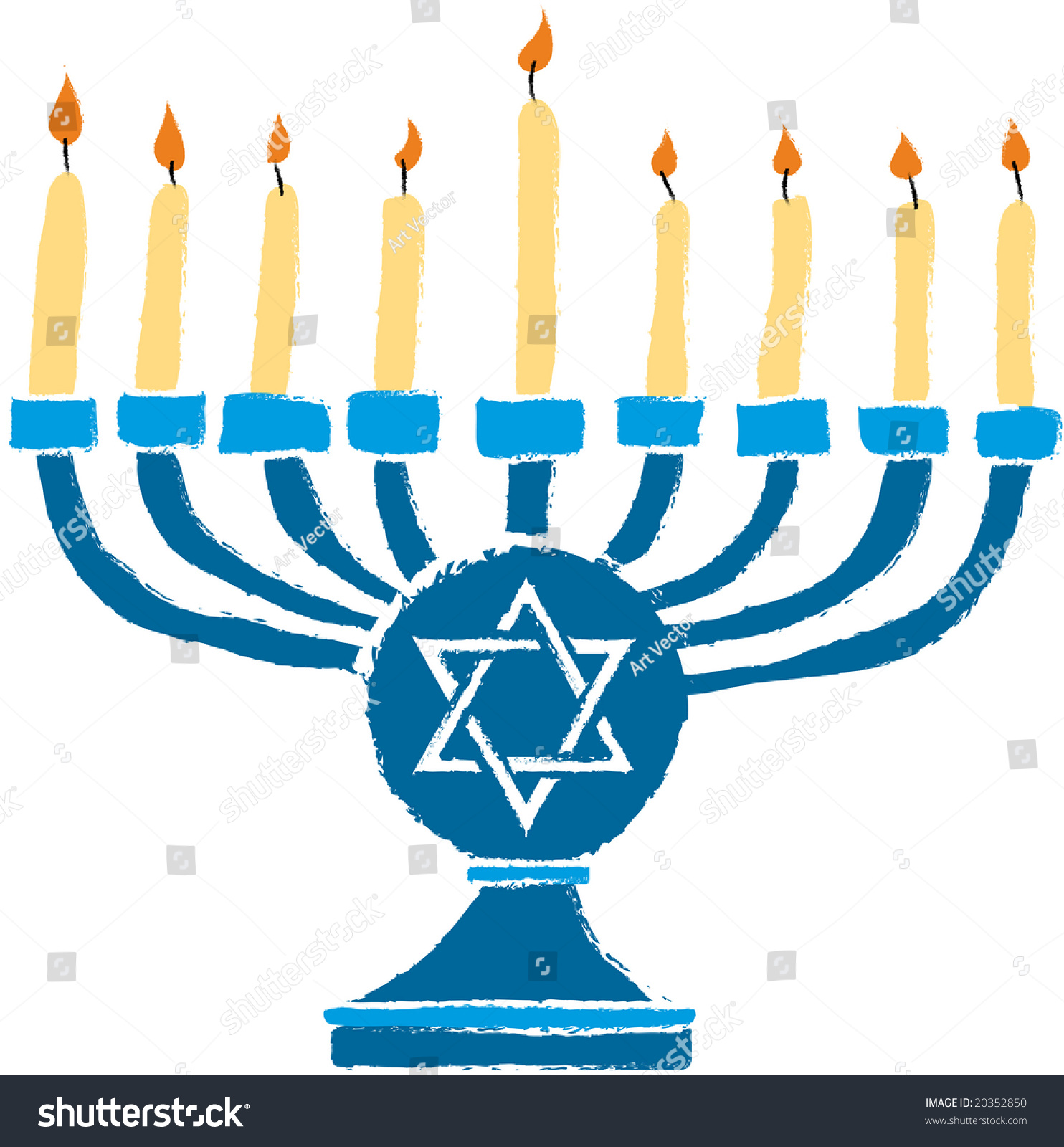 Menorah Stock Photo 20352850 : Shutterstock