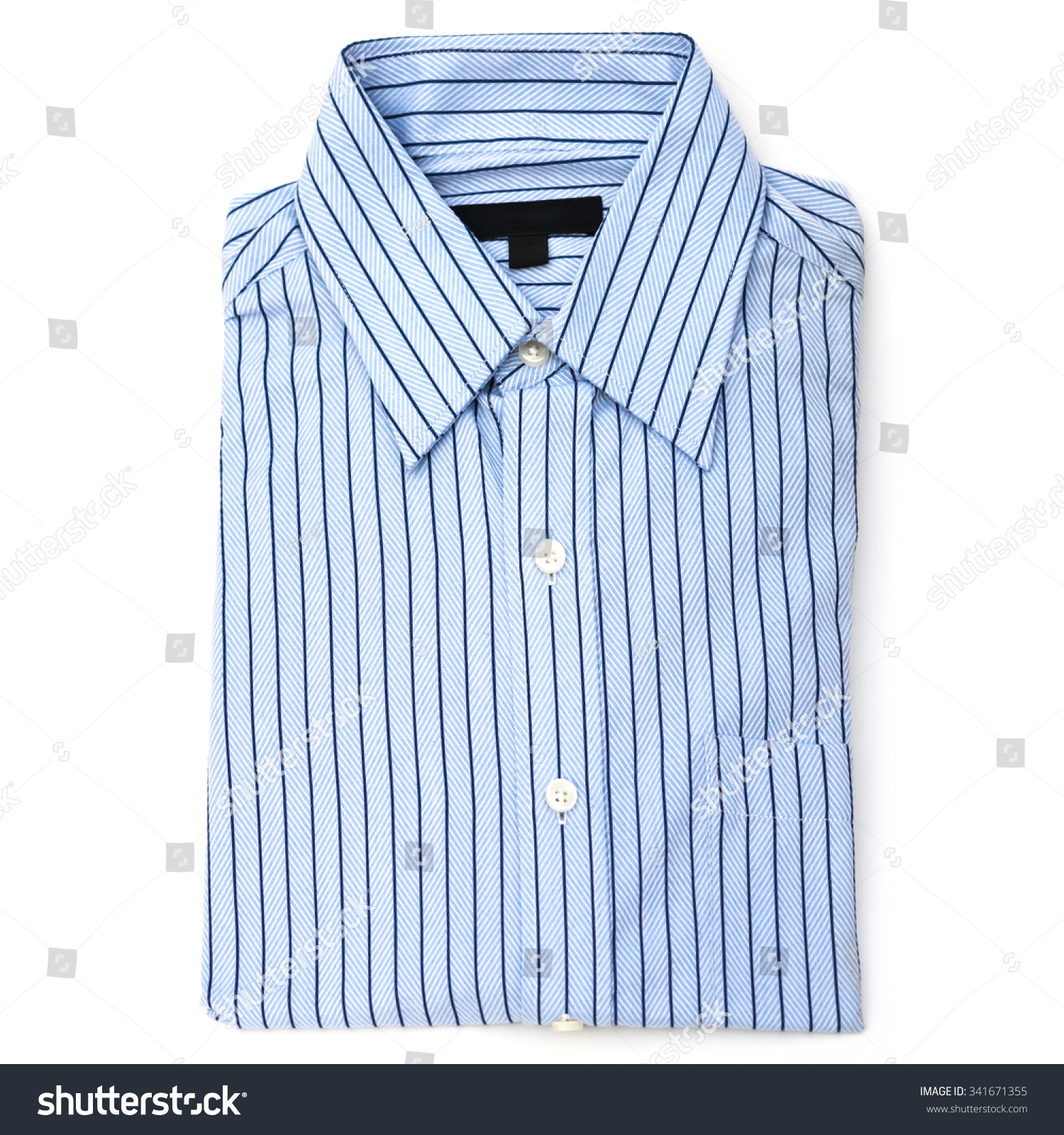 Mens Shirt Strips On White Background Stock Photo (Edit Now) 341671355