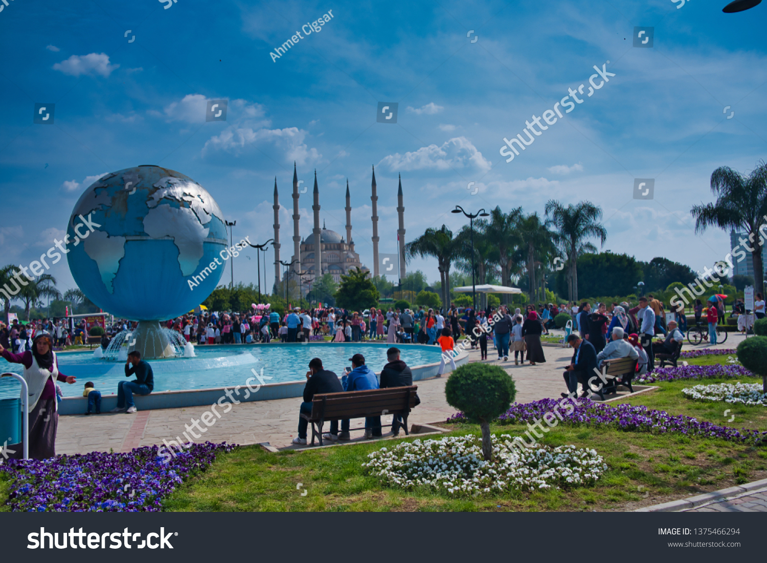 merkez park adana turkey april 2019 stock photo edit now 1375466294