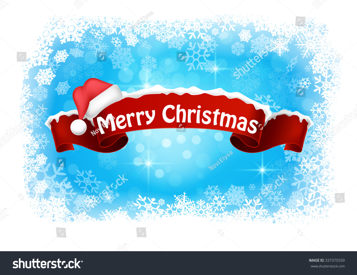 Merry Christmas Abstract Background Banner Stock Photo 337375559 : Shutterstock