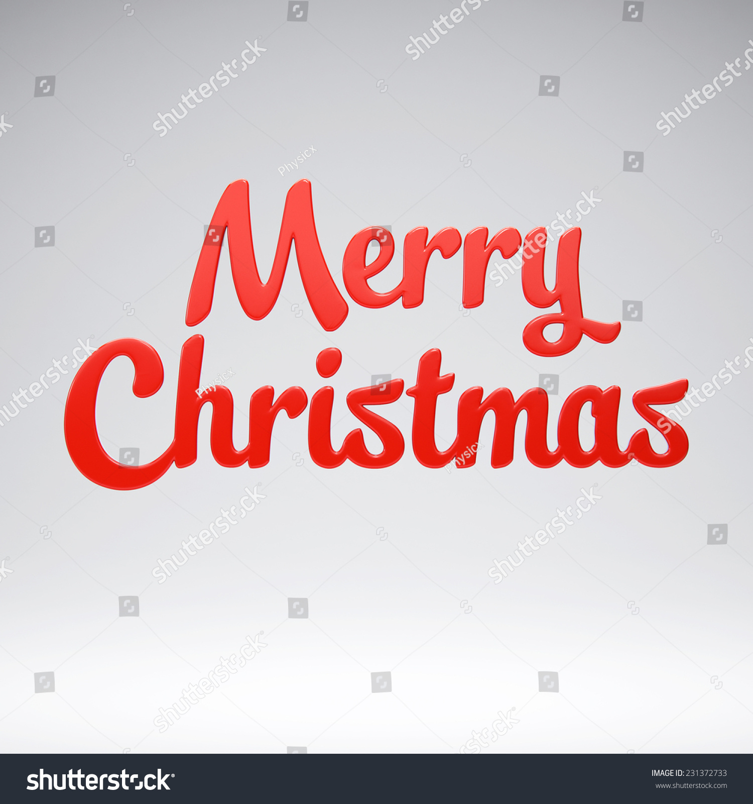 Merry Christmas Script Card Stock Photo 231372733 : Shutterstock