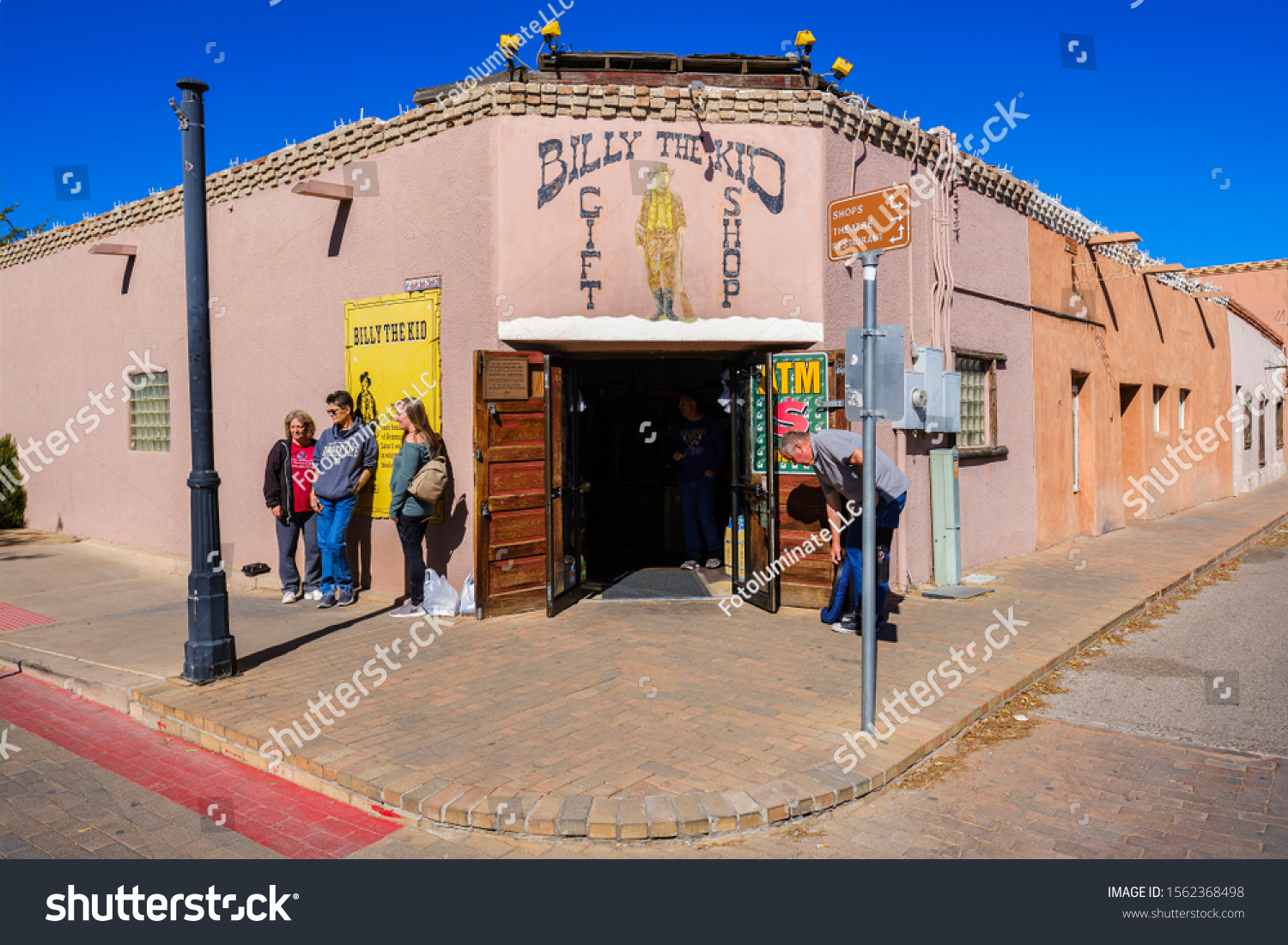 Stock Photo Mesilla New Mexico Usa October The Gift Shop Across From The Town Square Is The 1562368498 