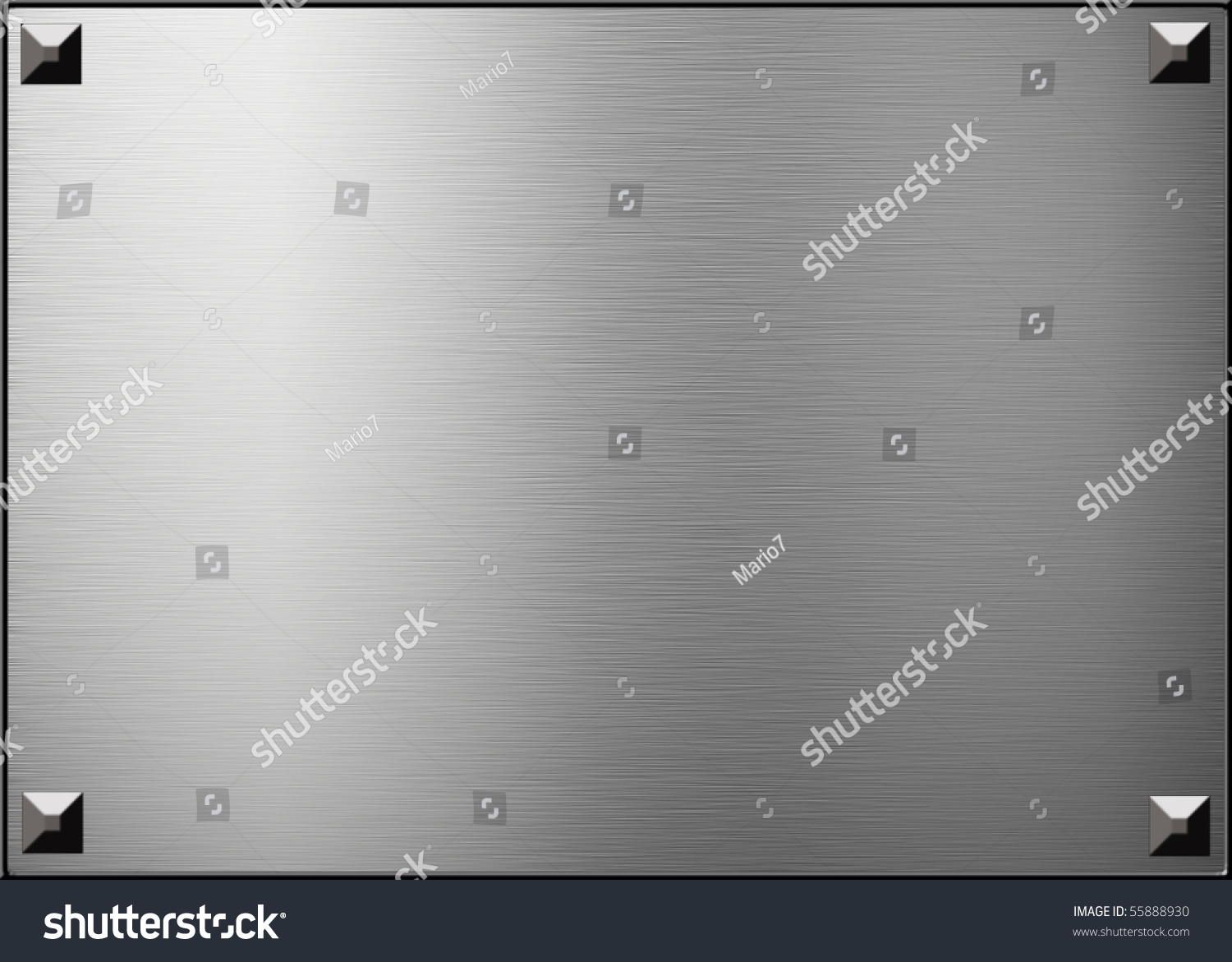 Metal Board Stock Photo 55888930 : Shutterstock