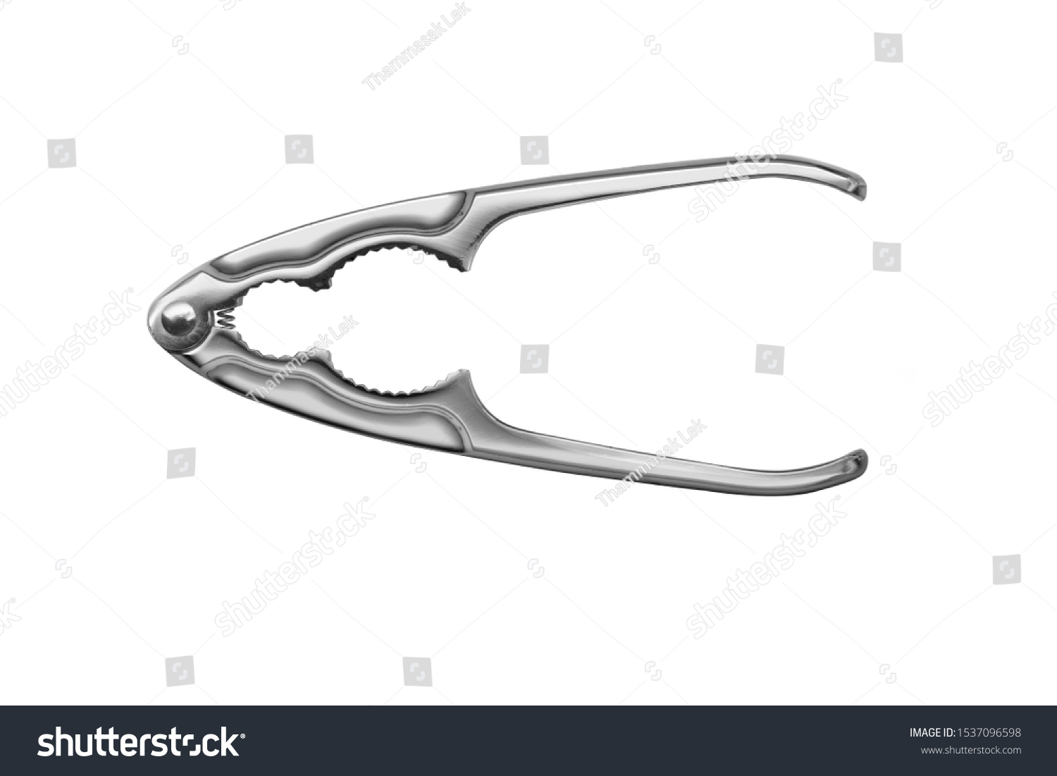 Metal Nutcracker Crab Cracker On White Stock Photo 1537096598