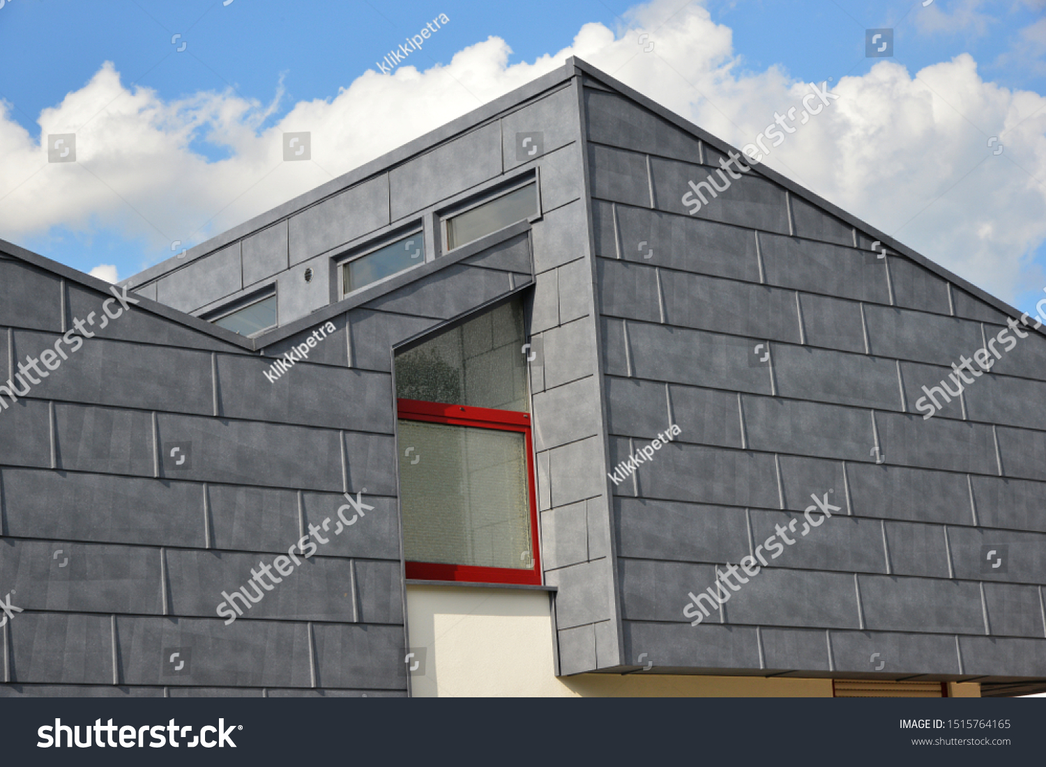 Metal Slate Plated Roof Dormer Window Stock Photo Edit Now